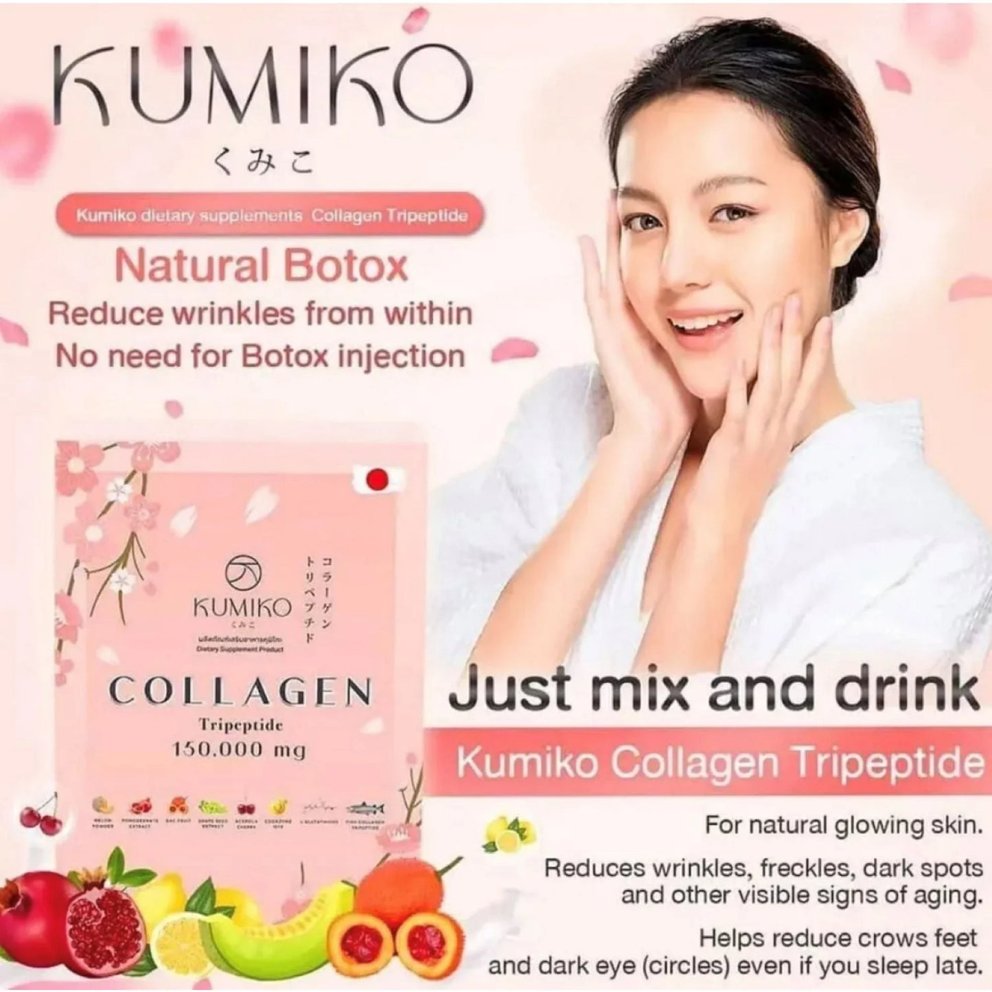 Kumiko Tripeptide Collagen 150,000mg