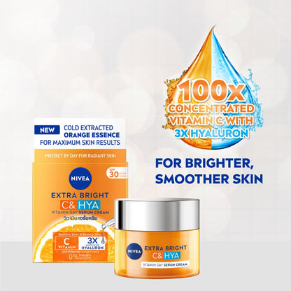 NIVEA Extra Bright C & HYA Vitamin Day Serum Cream