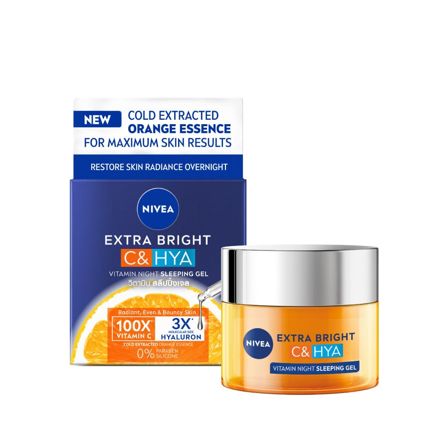 NIVEA Extra Bright C & HYA Vitamin Night Sleeping Gel