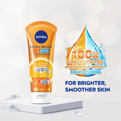 NIVEA Extra Bright C & HYA Vitamin Whip Foam