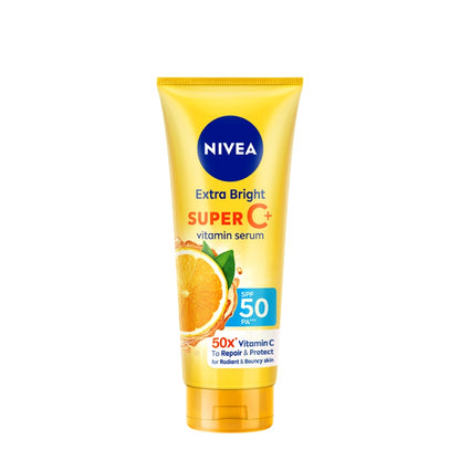 NIVEA Extra Bright Super C+ SPF50 Vitamin Body Serum