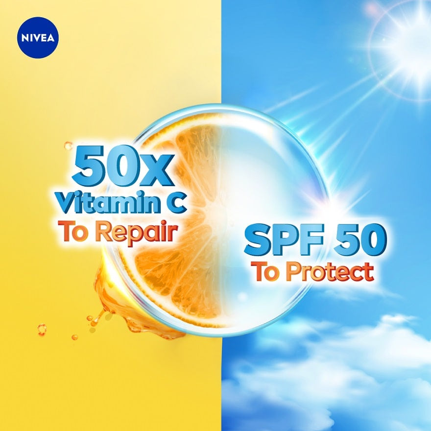 NIVEA Extra Bright Super C+ SPF50 Vitamin Body Serum flawlesseternalbeauty