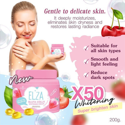 Precious Skin Thailand Elza Gluta Colla Whitening Cream