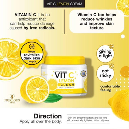 Precious Skin Thailand Vitamin C Lemon Body Cream