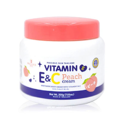 Precious Skin Thailand Vitamin E and C Peach Whitening Cream