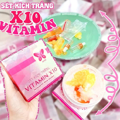 VITAMIN X10 Whitening Cream or Lotion Additive Set