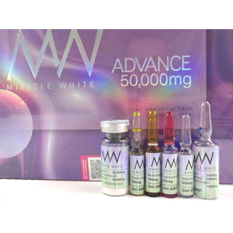 Miracle White Advance 50000MG with Melanin Inhibitor